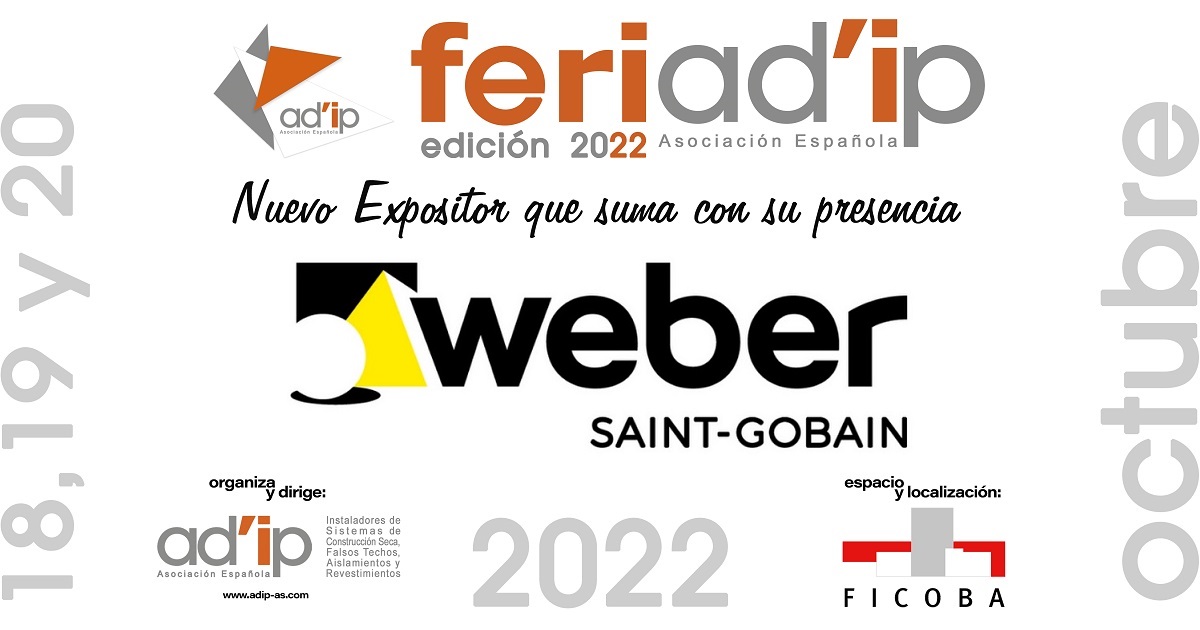 SAINT-GOBAIN-WEBER-NUEVO-EXPOSITOR-QUE-SUMA-CON-SU-PRESENCIA